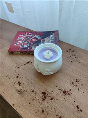 Mirisna sveća od prirodnog voska - Kokos-Kafa