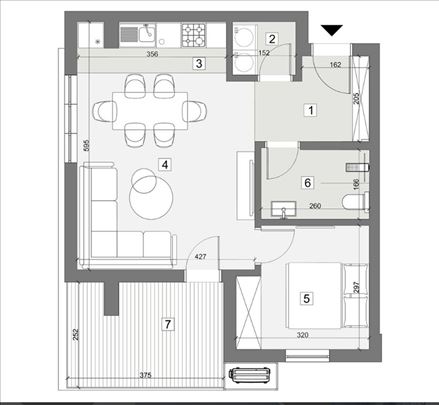 Stara Pazova, Stari Banovci, Stan, 2.0, 55m2
