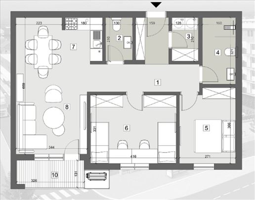 Stara Pazova, Stari Banovci, Stan, 3.0, 74m2
