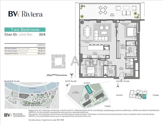 BW Riviera - trosoban stan za prodaju, bez agencij
