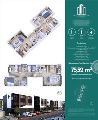 Novogradnja Vetrernik-76 m2