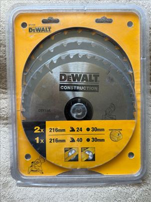 set DeWalt listova/testera za cirkular