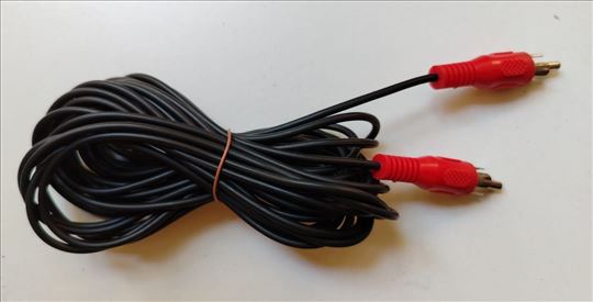 Kabel 1 x RCA muški na 1 x RCA muški, dužina 5 m,