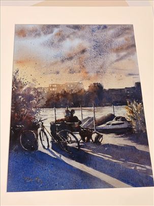 Uramljen art print - Motiv reke (nemački autor)