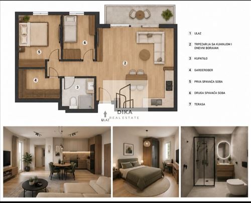 Cvetkova pijaca - Novogradnja - 3.0 - 54,38m²