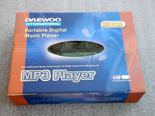 DAEWOO mp3 plejer 128mb sa slusalicama