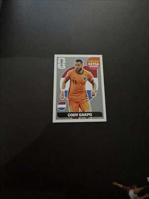 Cody Gakpo silver extra sticker panini WC 2026