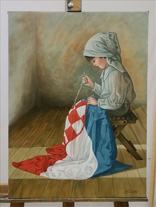 Umjetnička slika - Vezak vezla
