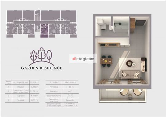 Luksuzni kompleks Garden residence 2