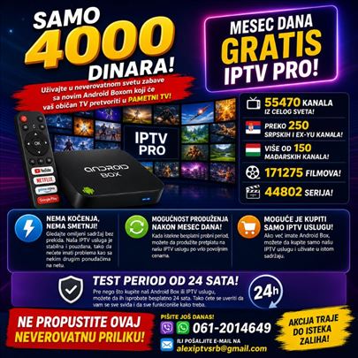 anrdoid box+iptv gratis