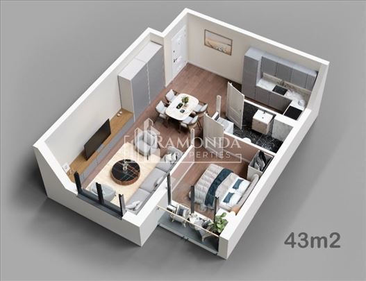 Trosoban stan 64m2 Vracar bez provizije ID#309