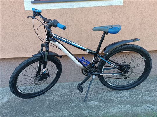 Dečiji bicikl Polar Sonic 24, amortizeri, diskovi