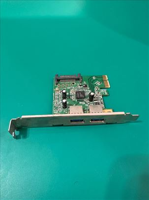 PCIe 2x USB 3.0 kartica / adapter