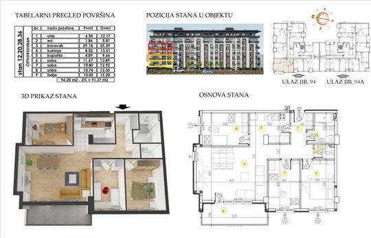 Marmil medak - 4.0 - 91,37m2 - BEZ PROVIZIJE