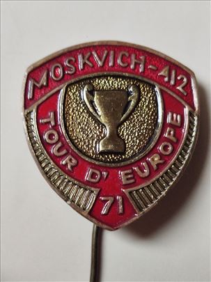 Moskvič-412. Tur dEvropa 71. SSSR.