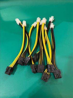 Naponski adapteri 4pin na 8pin, novi