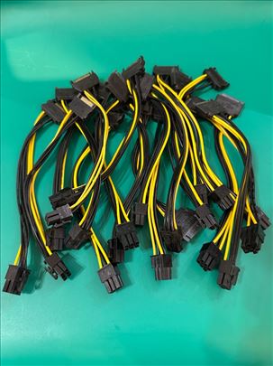 Naponski adapteri SATA na 6pin, novi