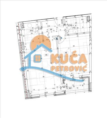 Novogradnja sa pogledom na Nišavu, 56.61 m2