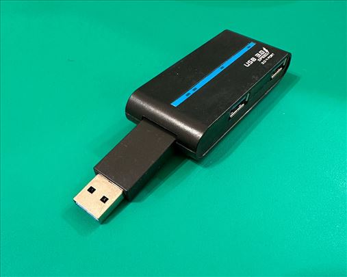 USB 3.0 HUB na 4x USB 3.0, nov