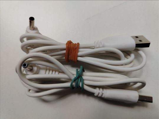 Kabel napojni USB A muški na DC Ø3,5/Ø1 mm ženski 