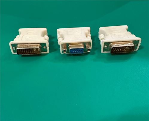 DVI-D na VGA pasivni adapteri