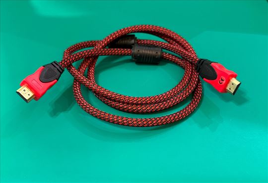 HDMI kabl, ojačan, pozlaćen, oko 1m