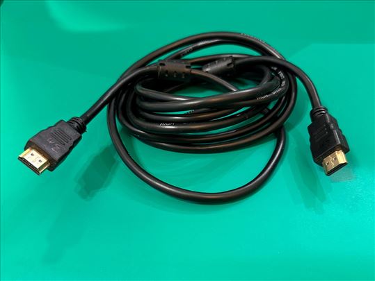 HDMI kabl, pozlaćeni konektori, 3m dužine