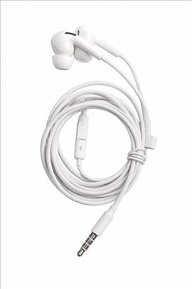 Slušalice sa mikrofonom 3.5mm bele boje