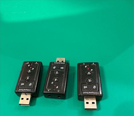 USB zvučne kartice 7.1, nove