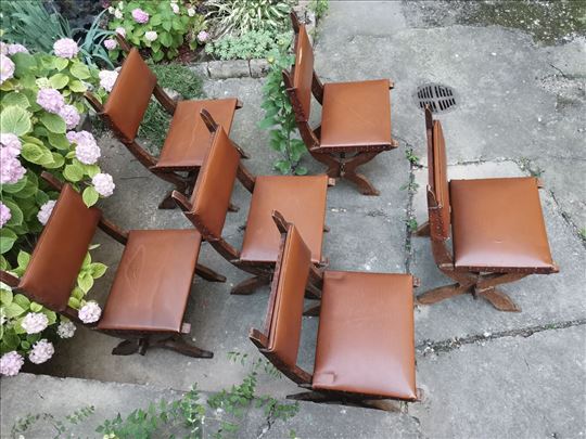 6 vintage retro stolica