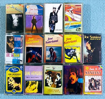 Joe Satriani/Jimi Hendrix/Santana-kaseta