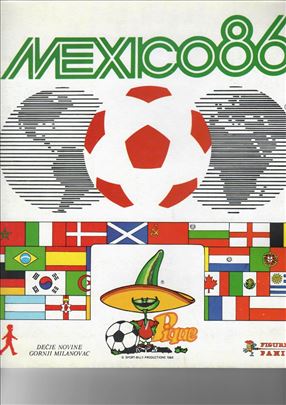 Panini MEXICO 86 – Dečje Novine – Kompletan