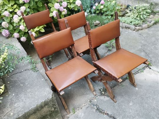 Vintage stolice retke 4 kom