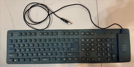 Vodootporna USB savitljiva tastatura
