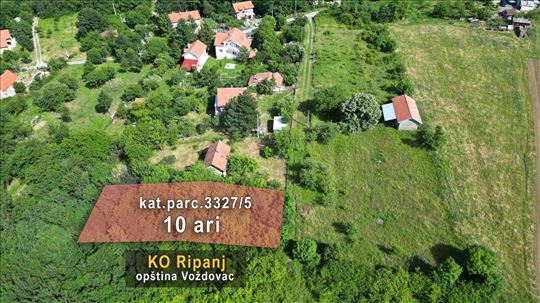 Ripanj - 10 ari zemljište 