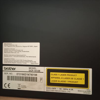 Štampač+Skener+Kopir aparat - Brother DCP 1512E