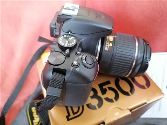 Nikon D3500 sa obj. 18-55 ili 18-140 6486 okidanja