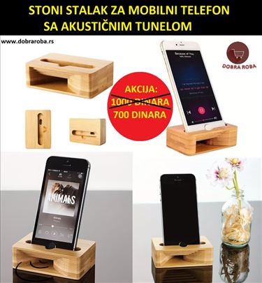STONI STALAK ZA MOBILNI TELEFON SA ZVUČNIM TUNELOM