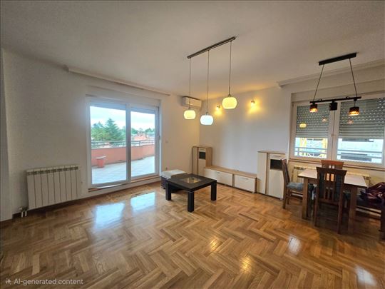 Odmah useljiv 70m2 grejno i 40m2 terasa