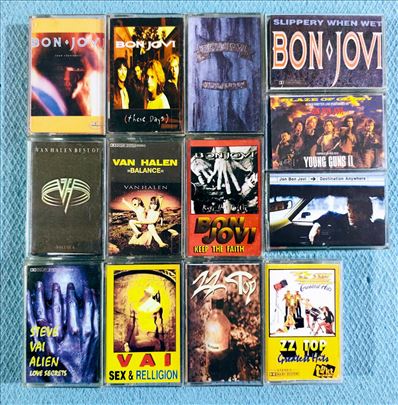 Jon Bon Jovi/Van Halen/ZZ Top/Steve Vai-kaseta