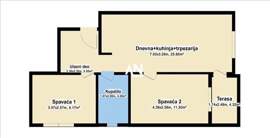 Uračunat PDV. Građevinska. Garažno m.Jugoistočna o