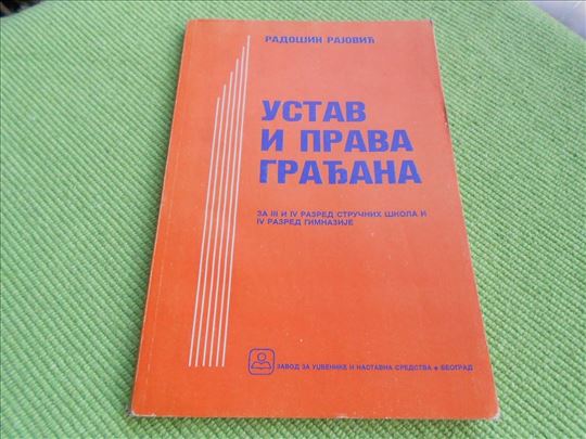 Ustav i prava građana - Radašin Rajović - nova