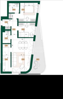 3.0 Trosoban stan Banovo Brdo Residence 