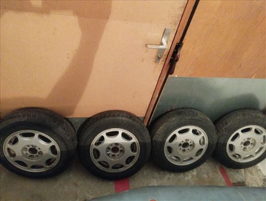 Alu felne Koralke R13 sa gumama M+S ceo set 4kom