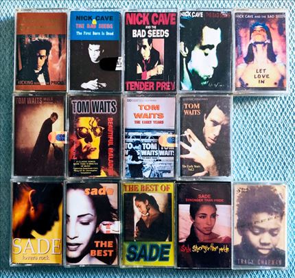 Nick Cave/Tom Waits/Sade/Tracy Chapmen-kaseta