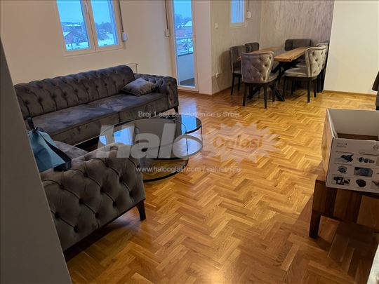 Trosoban stan, namesten, nova gradnja, 6.sprat