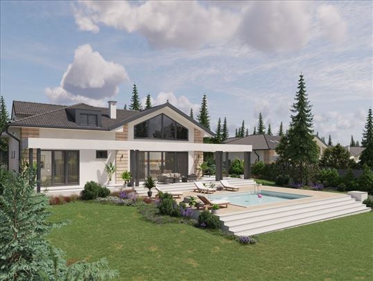 Ekskluzivna kuća sa bazenom, Avalske doline, 364m2