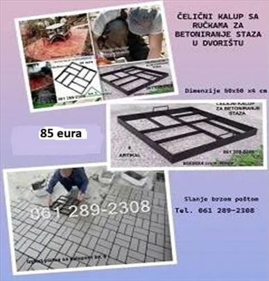 Kalupi za betoniranje i behaton