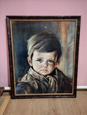 Uplakano Dete sa Šalom Nov Luksuzan Ram