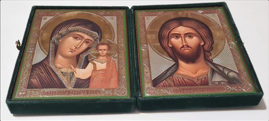 Ikone pravoslavne Isus Hristos i Bogorodica Kazans